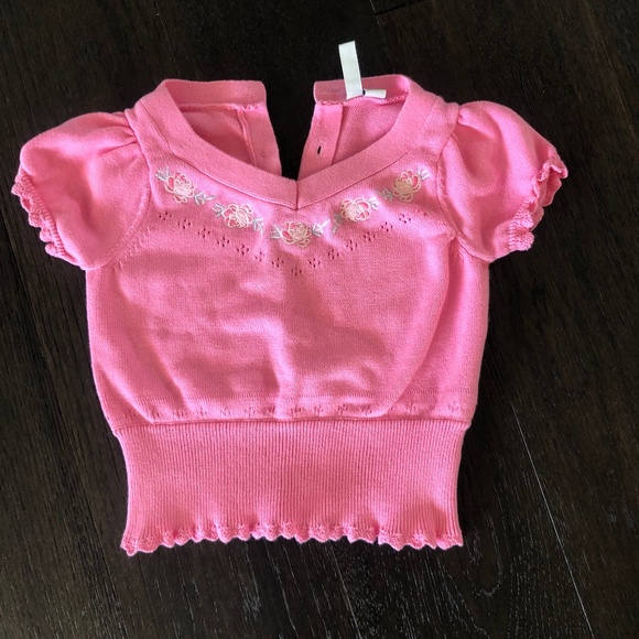 Girls Janie & Jack puff sleeve sweater - Picture 1 of 3